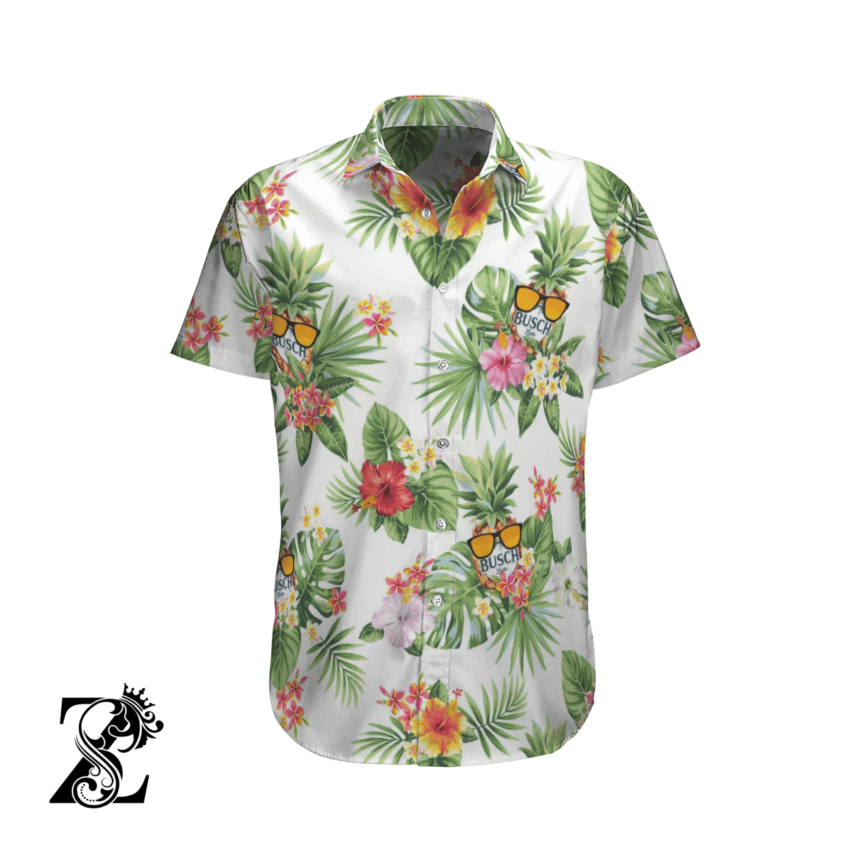 Busch Latte Hawaiian Shirt 8Qud