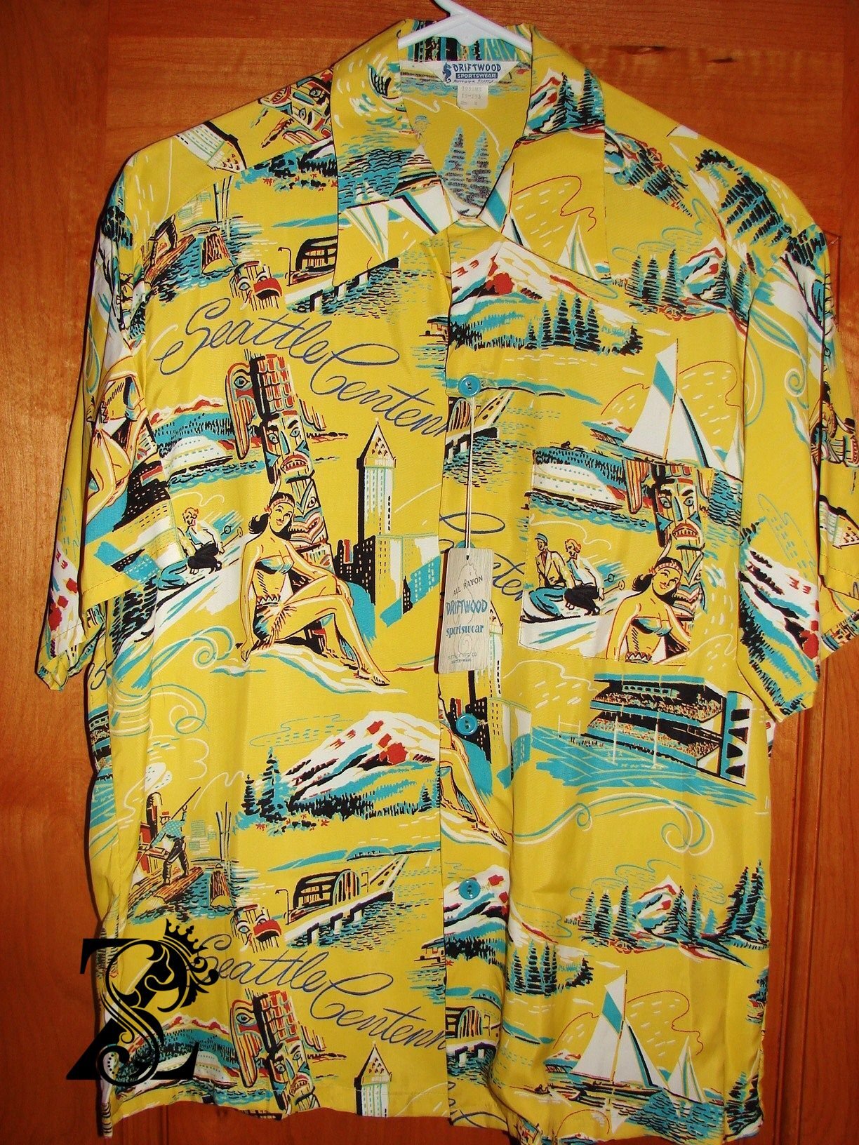 Driftwood – 50S Seattle Rayon Vintage Hawaiian Shirt