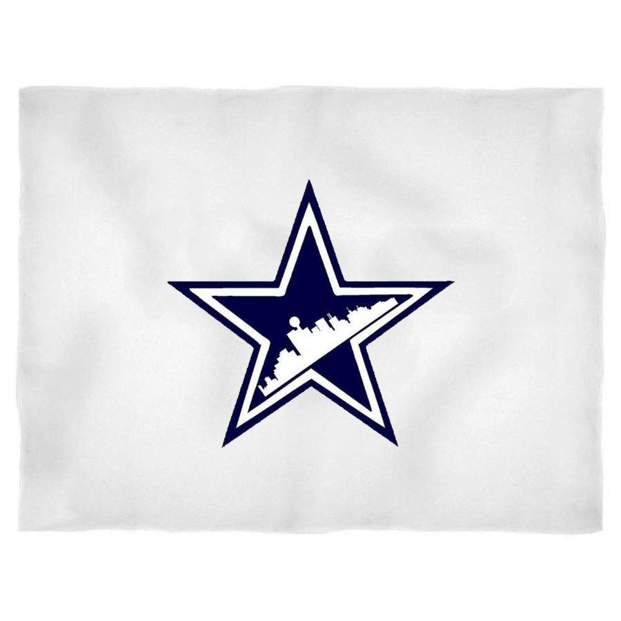 Dallas Cowboys Skyline Players Roster Blanket