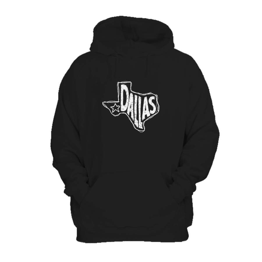 Dallas Texas City State Hoodie