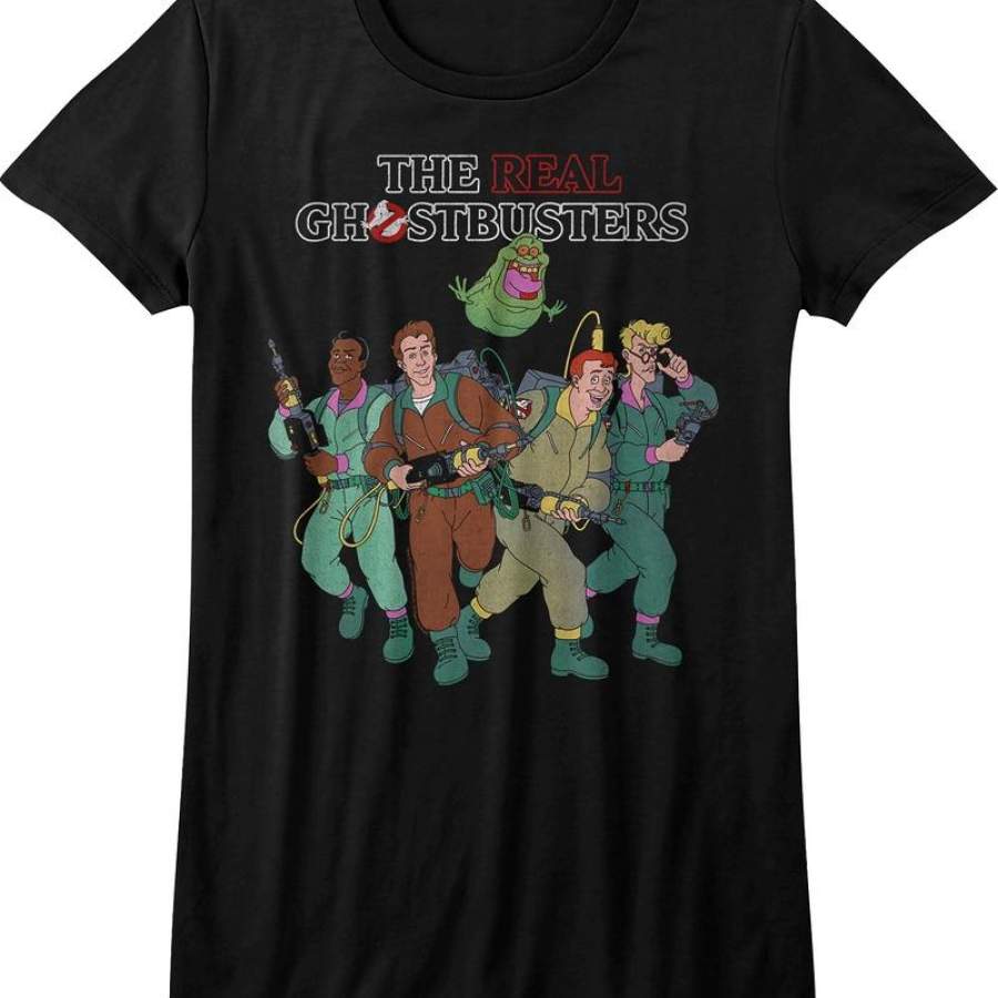 Ladies Cast Real Ghostbusters Shirt