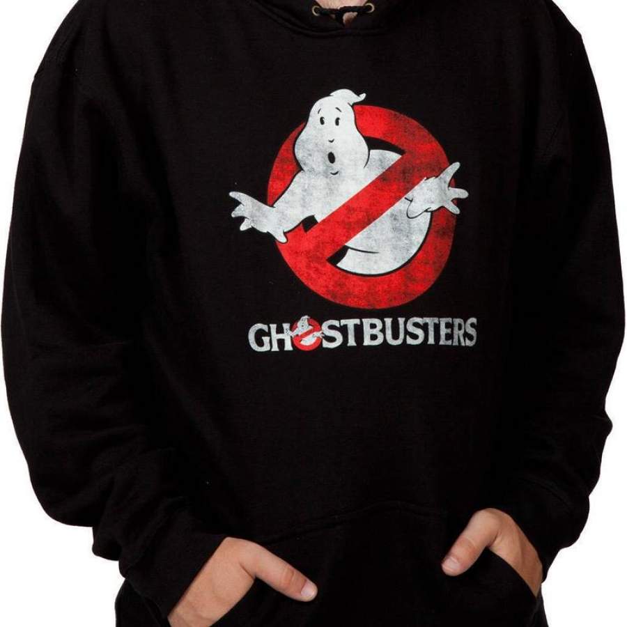 Distressed Ghostbusters Logo Hoodie