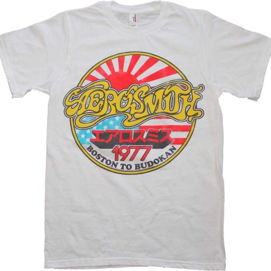 Boston to Budokan Aerosmith Slim Fit T-Shirt