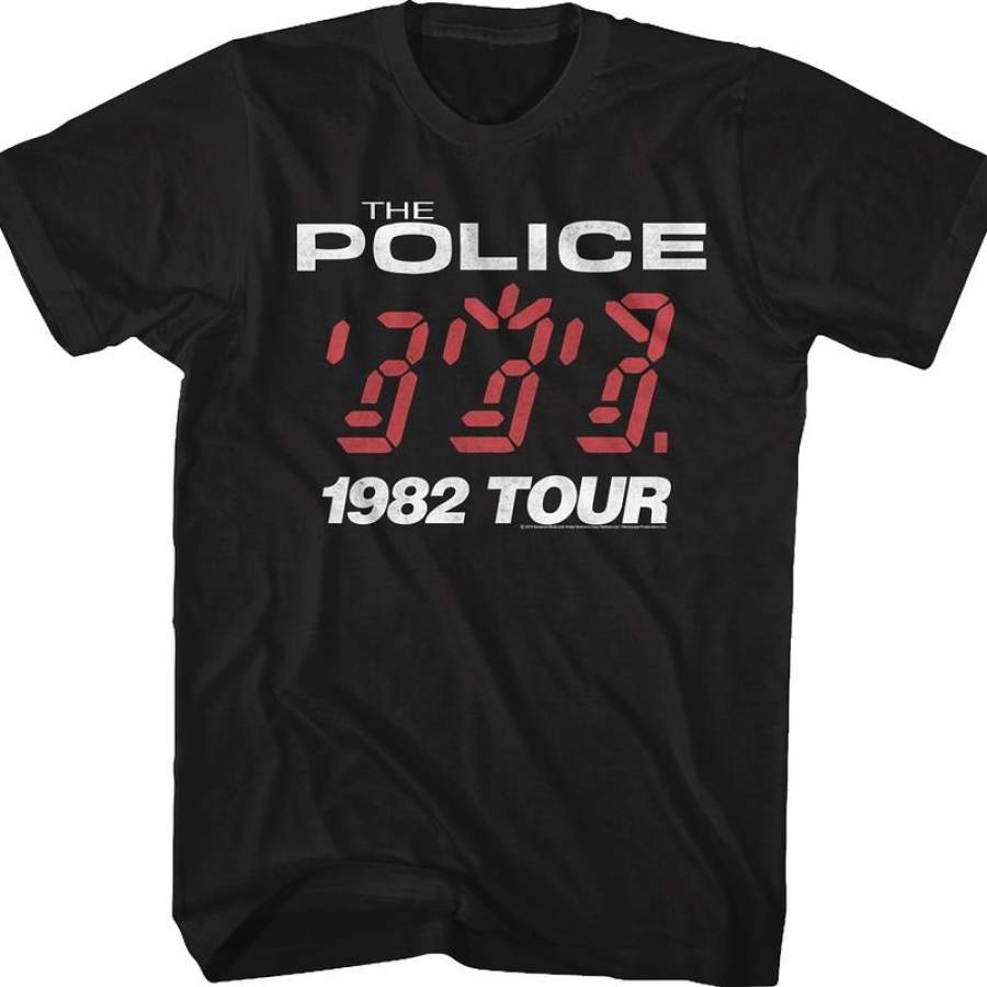 Ghost In The Machine 1982 Tour The Police T-Shirt