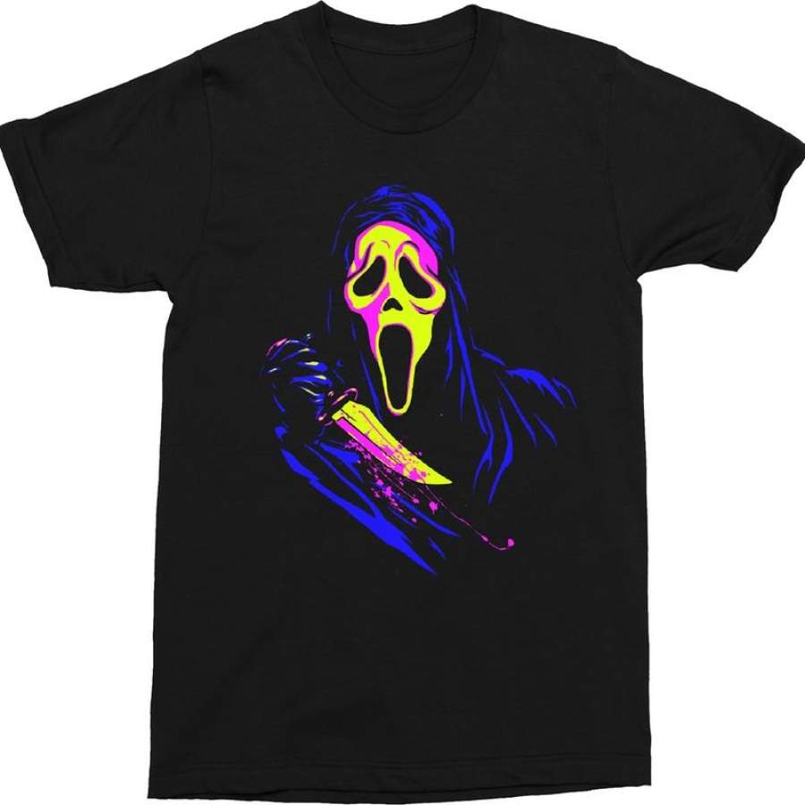 Neon Ghostface Scream T-Shirt