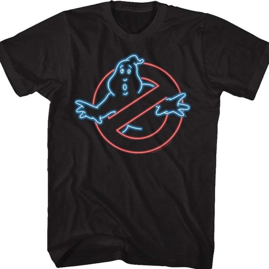 Neon Logo Real Ghostbusters T-Shirt