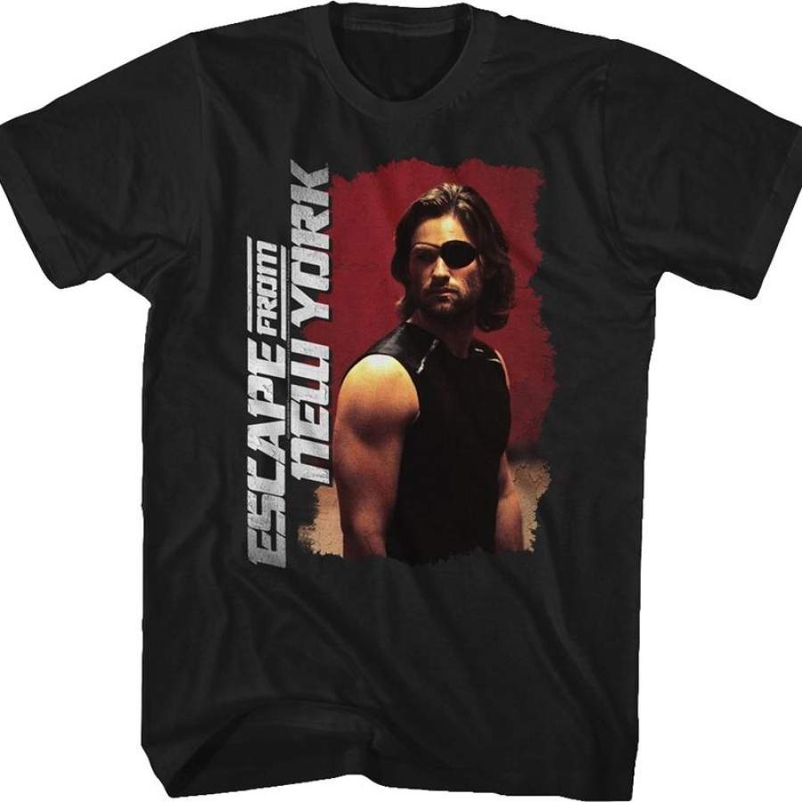 Distressed Snake Plissken Escape From New York T-Shirt