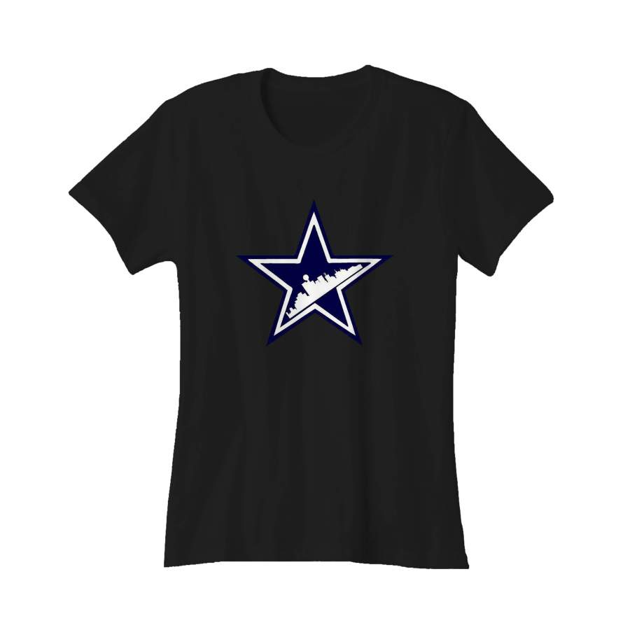 Dallas Cowboys Skyline Players Roster Women’s T-Shirt