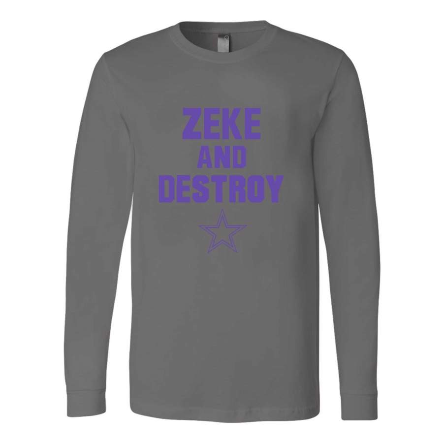 Feed The Zeke Ezekiel Elliott Dallas Cowboys Football Team Funny Humor Long Sleeve T-Shirt