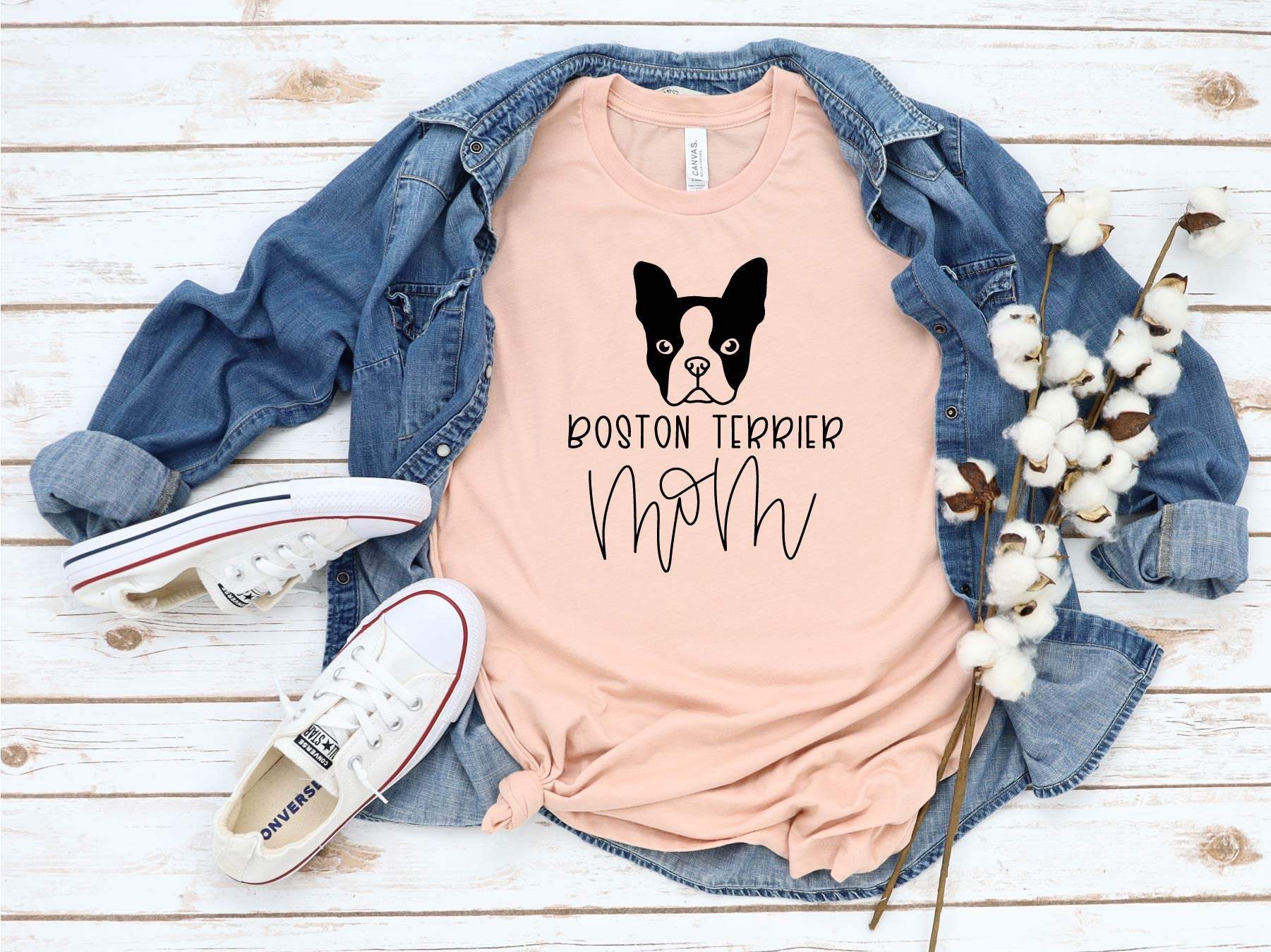 Boston Terrier Dog Tshirt,Boston Terrier Dog T-Shirt, Dog Tshirt, Dog T-Shirt,Fur Mama T-Shirt, Dog Mom T-Shirt, Animal Lover T-Shirt,Dog Mom Gift,Gift For Her,