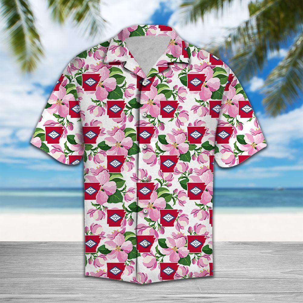 Arkansas Apple Blossom Hawaiian Shirt For Men, Hawaiian Shirt For Women, Aloha Shirt, Hawaii Shirt