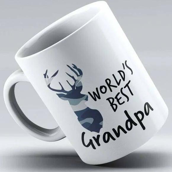 Gifts For Grandparents Hunting Gift For Grandpa World’S Best Grandpa Mug