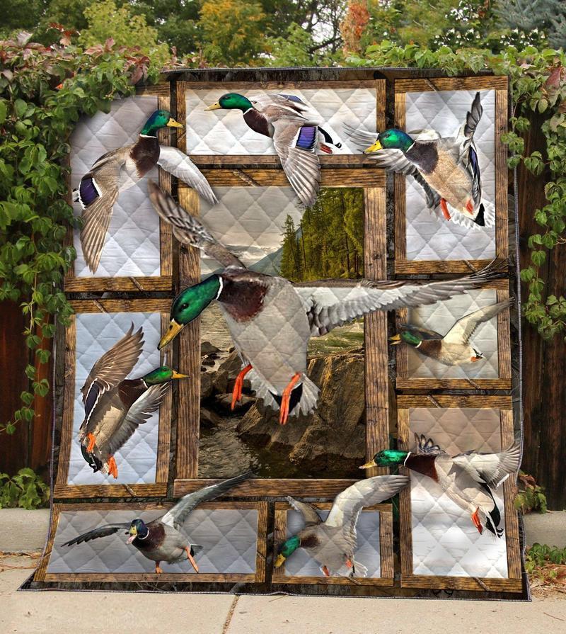 Duck Hunting 3D Fleece Blanket