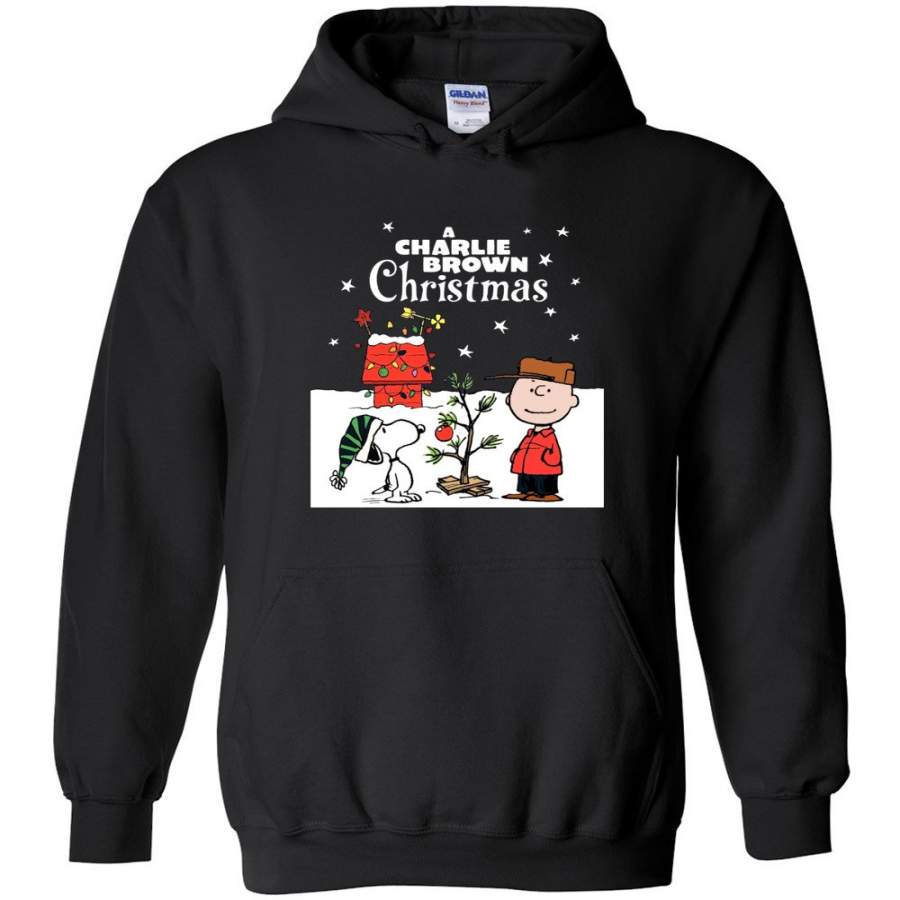 Charlie Brown Christmas Sweatshirt Hoodie Peanuts Snoopy Xmas Gifts – Hoodie