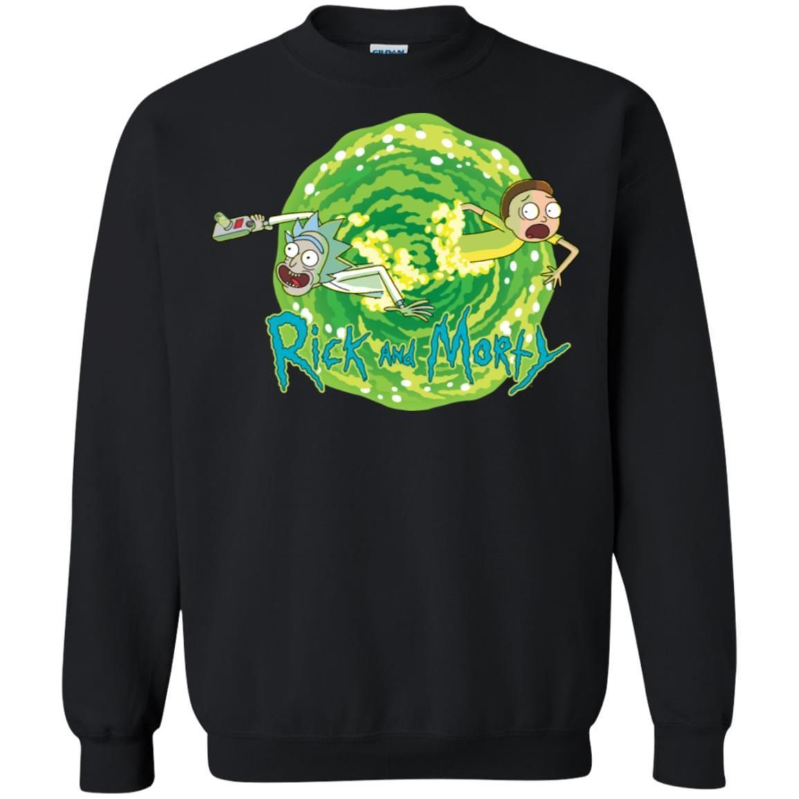 Rick And Morty Multidimensional Travel Unisex Crewneck Pullover Sweatshirt