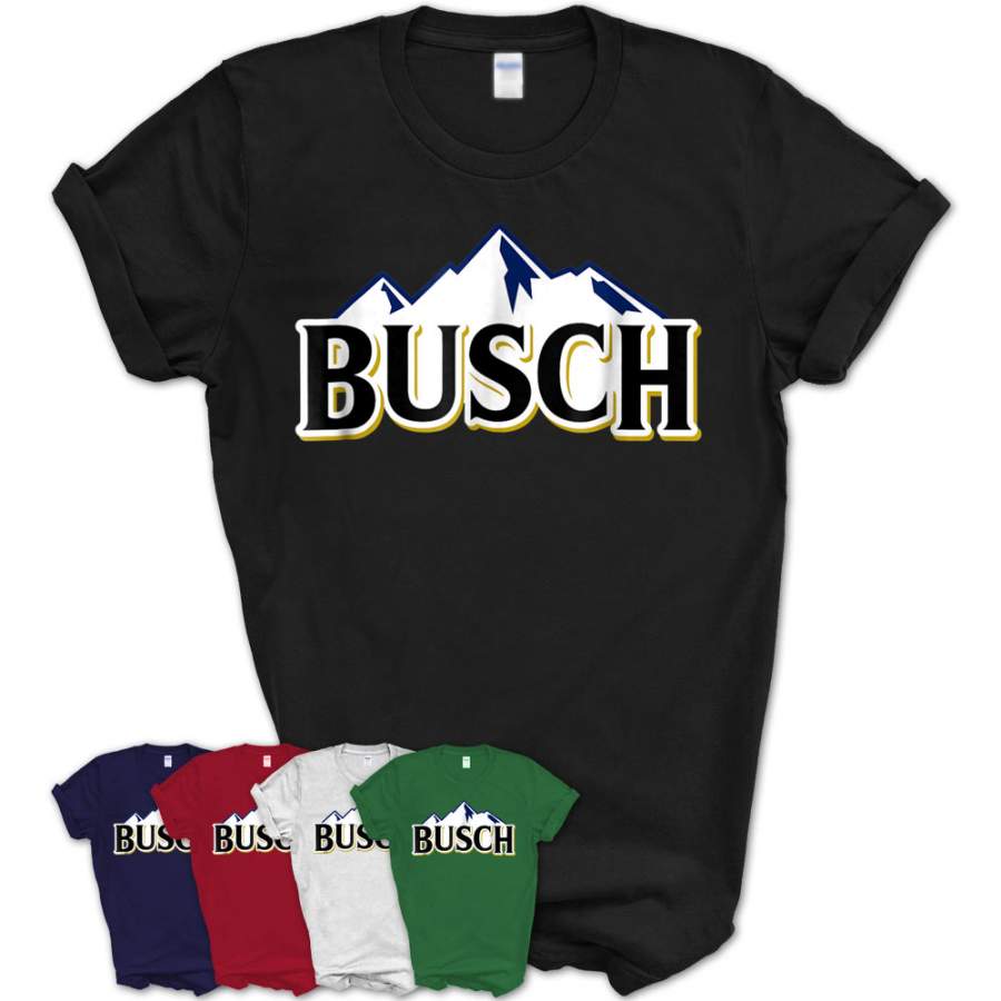 Busch Beer Mountains Logo Tee