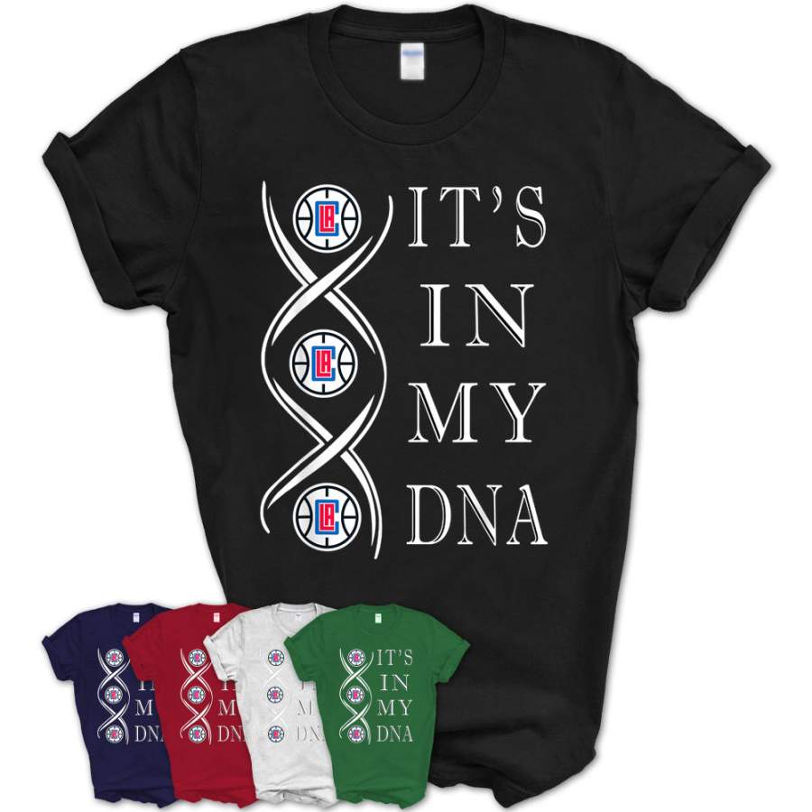 Christmas Basketball It’S In My Dna Los Angeles-Laker T-Shirt