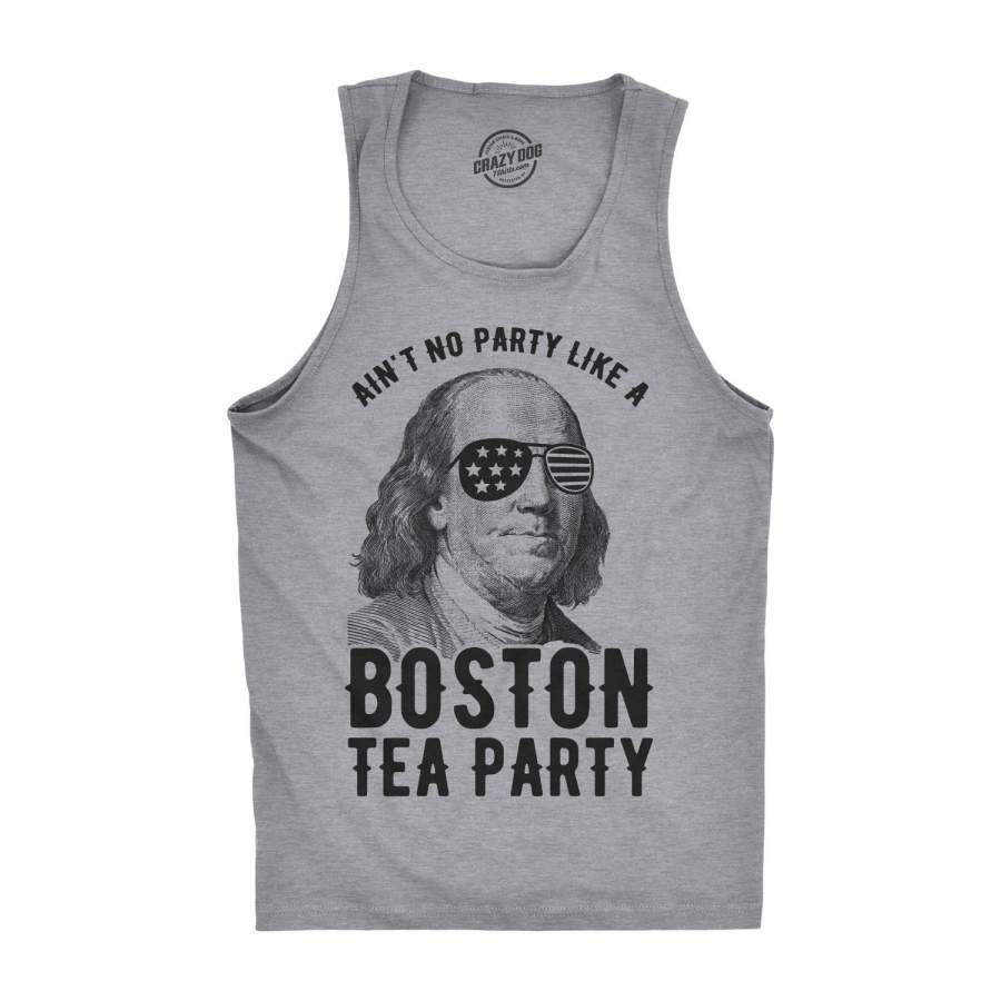 Ain’t No Party Like A Boston Tea Party Men’s Tank Top