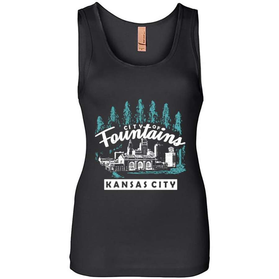 City Of Fountais Kansas City – Womens Jersey Tank