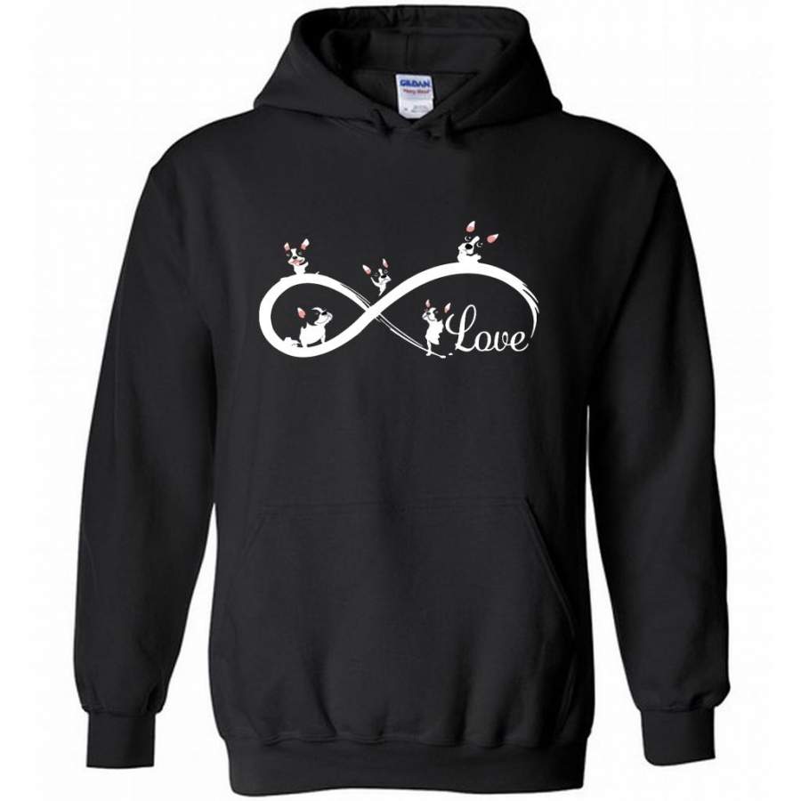 Boston Terrier Love, Dog Lover – Gildan Heavy Blend Hoodie