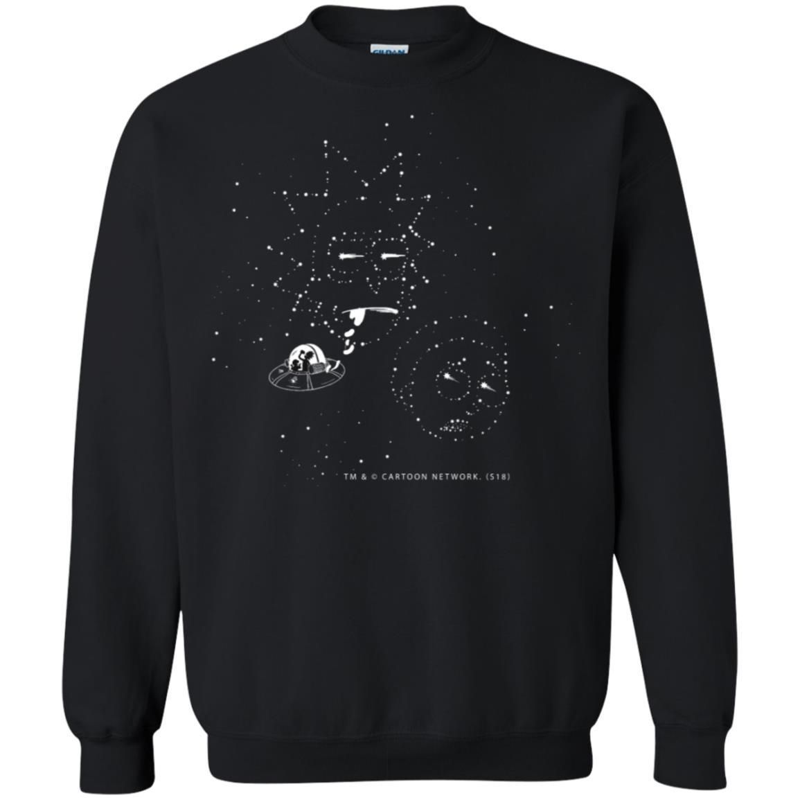 Rick And Morty Stars In The Sky Mug Unisex Crewneck Pullover Sweatshirt