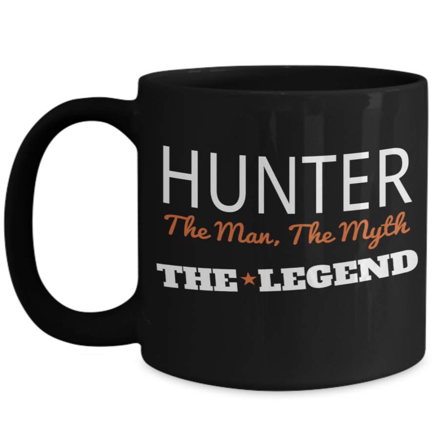 Hunter Mug – Hunting Dad Gifts – 15oz Hunter Coffee Mug – Hunter The Man The Myth The Legend