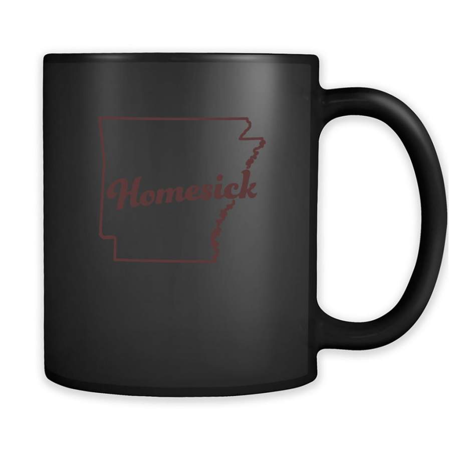 Arkansas Homesick – Full-Wrap Coffee Black Mug