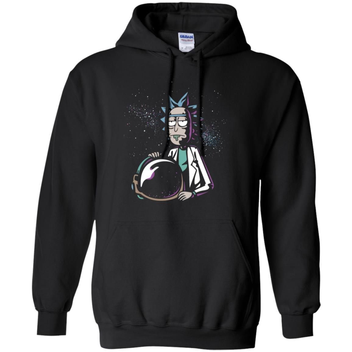 Rick And Morty Astronaut Helmet Men Pullover Hoodie