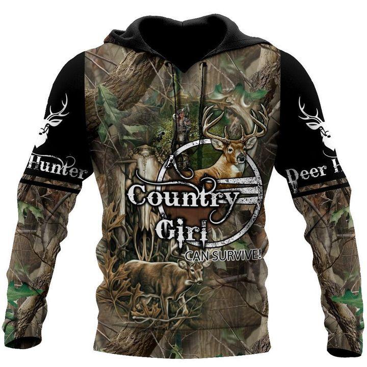 Country Girl Hunting Camouflage 3D All Over Print | For Men & Women | Adult | Ho1468