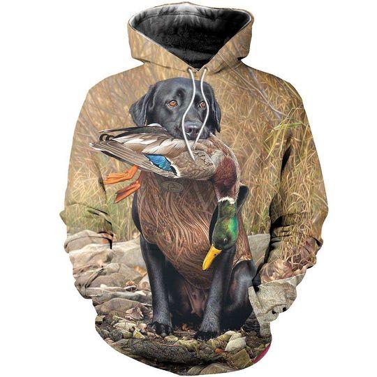 Dog Hunting Duck Camouflage 3D All Over Print | For Men & Women | Adult | Ho1628