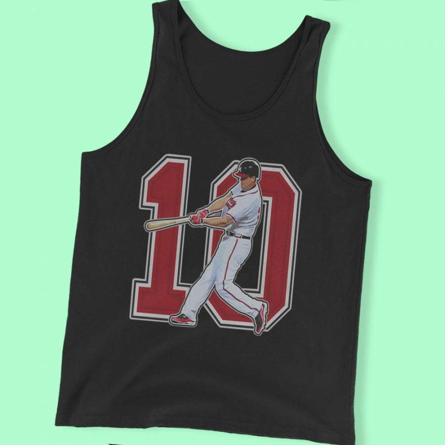 Chipper Jones Atlanta Braves Logo Men’S Tank Top