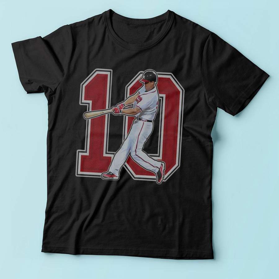 Chipper Jones Atlanta Braves Logo Men’S T Shirt