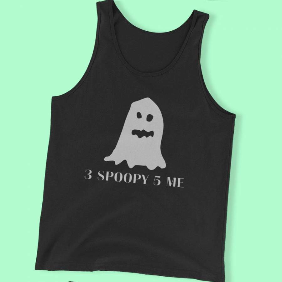 3 Poppy 5 Me Spooky Ghost Men’S Tank Top