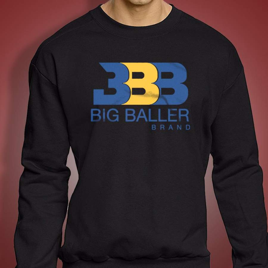 Bbb Royal And Gold Print Los Angeles Showtime Lake Show Men’S Sweatshirt