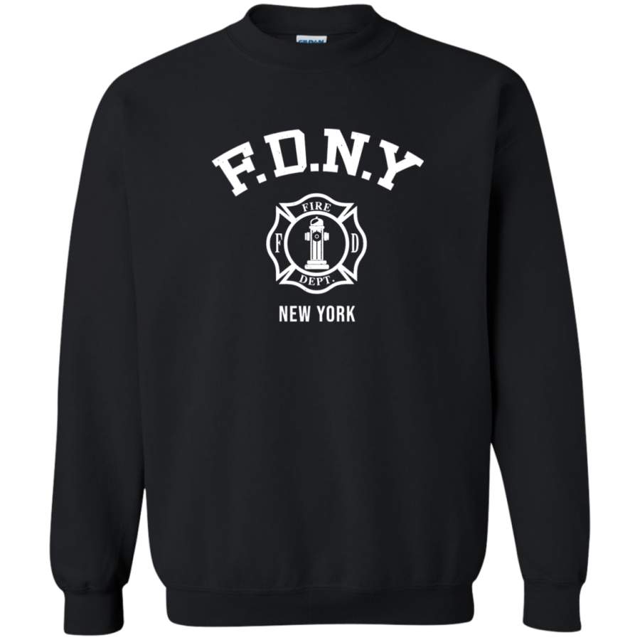 AGR FDNY Firefighter New York Fire Firefighters Crewneck Pullover Sweatshirt