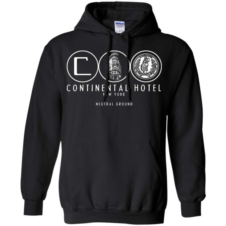 Continental hotel new york newtral ground John wick Pullover Hoodie