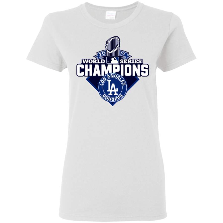 2019 World Champion Los Angeles Dodgers Ladies’ T-Shirt