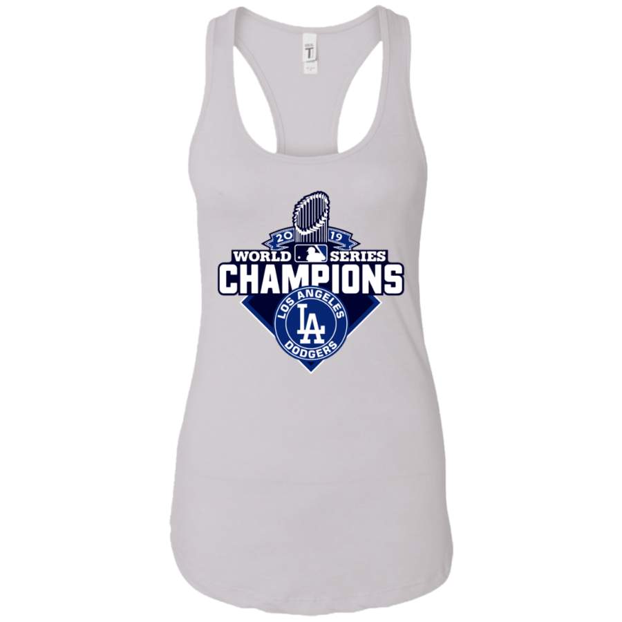 2019 World Champion Los Angeles Dodgers Ladies Racerback Tank