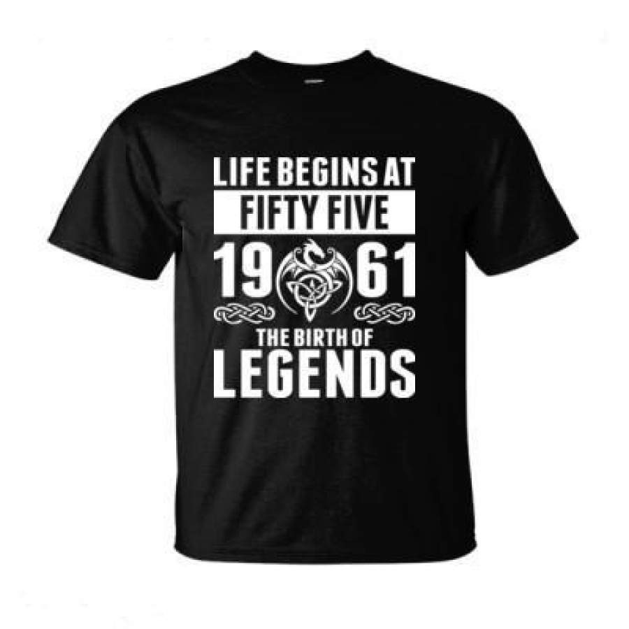 AGR Irish Celtic Legend Life Begins At Fifty Five 1961 The Birth Of Legends – Ultra-Cotton T-Shirt