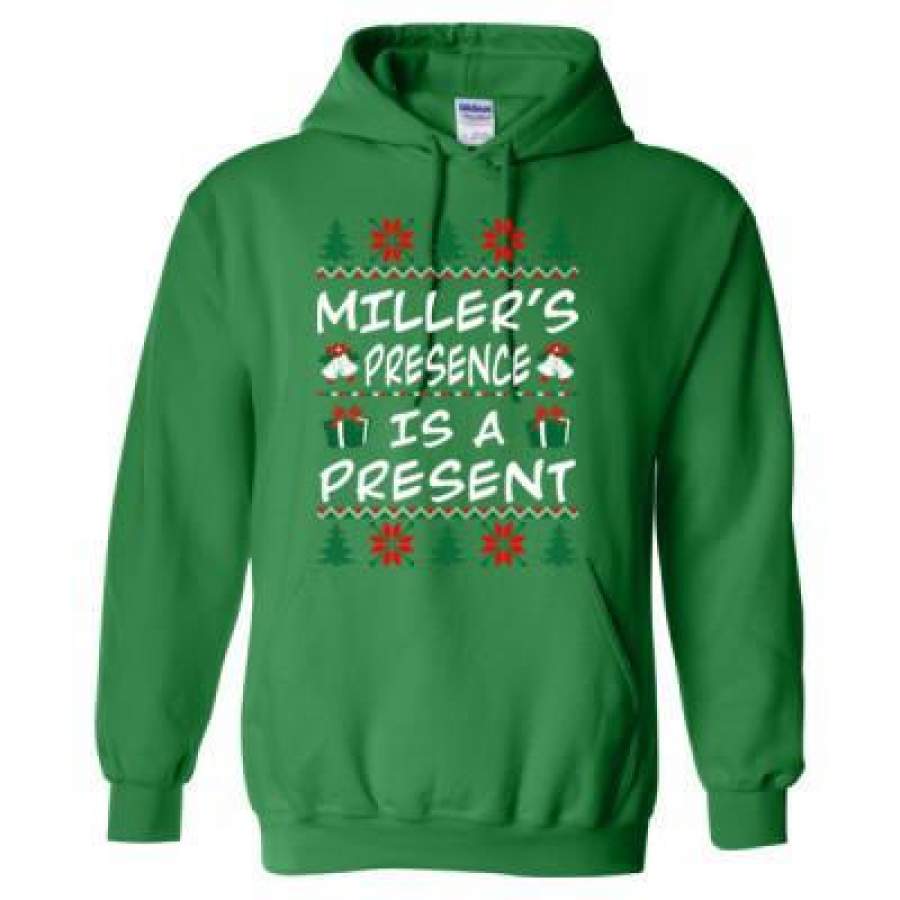 AGR Millers Presence Is A Present – Heavy Blend? Hooded Sweatshirt