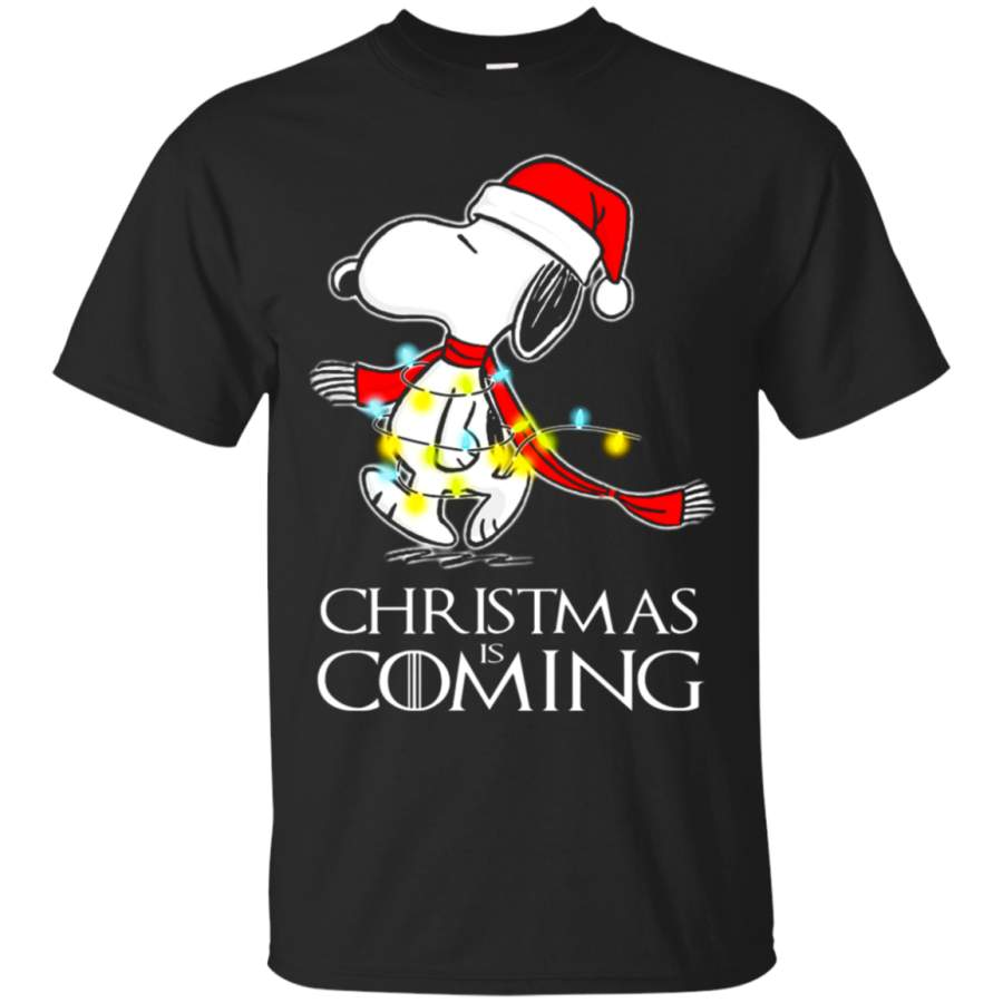 AGR Game Of Thrones Christmas Is Coming Snoopy T-Shirt