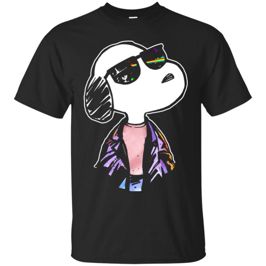 AGR Joe Cool I_m In Pink Floyd Style Snoopy T-Shirt