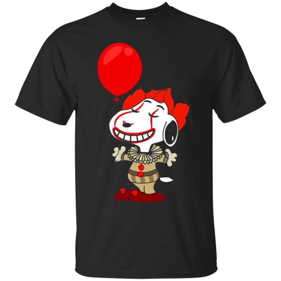 AGR IT Pennywise Do You Want A Balloon Snoopy Stephen King T-Shirt