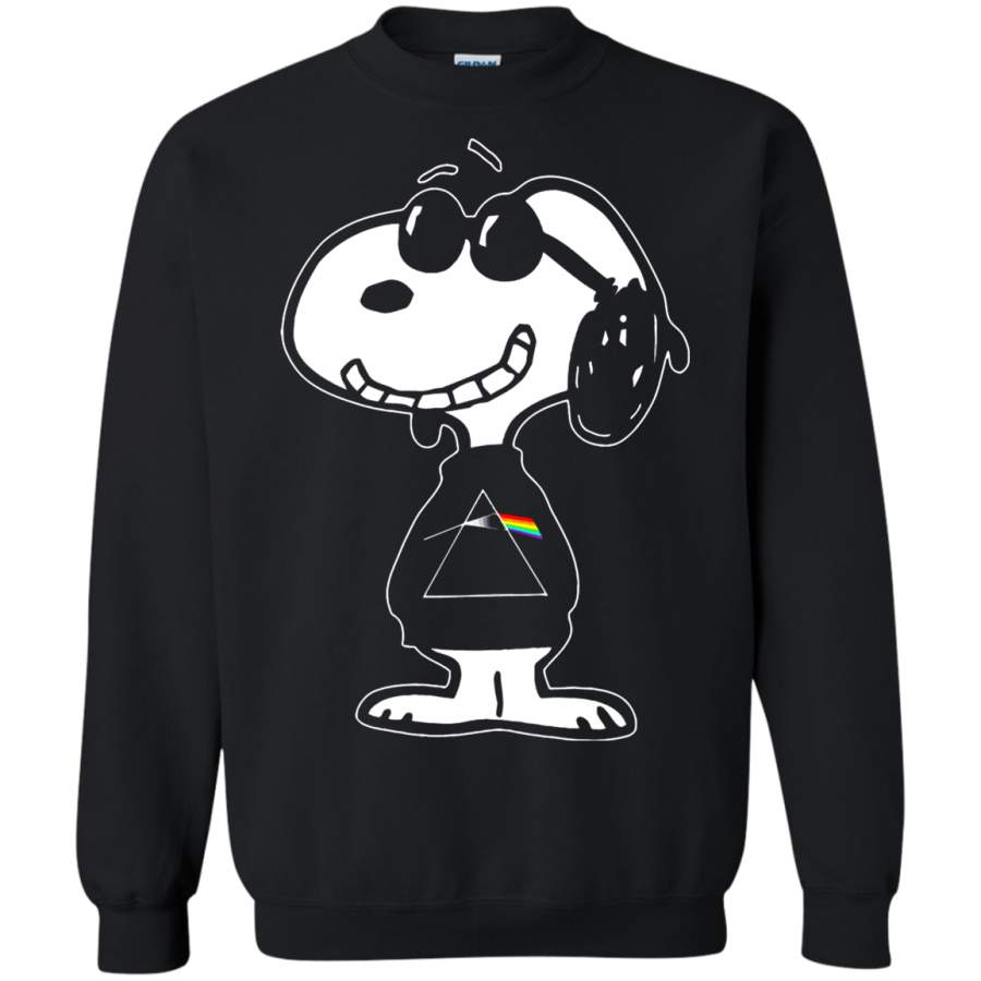 AGR Joe Cool Pink Floyd Is Cool Snoopy Music Sweatshirt