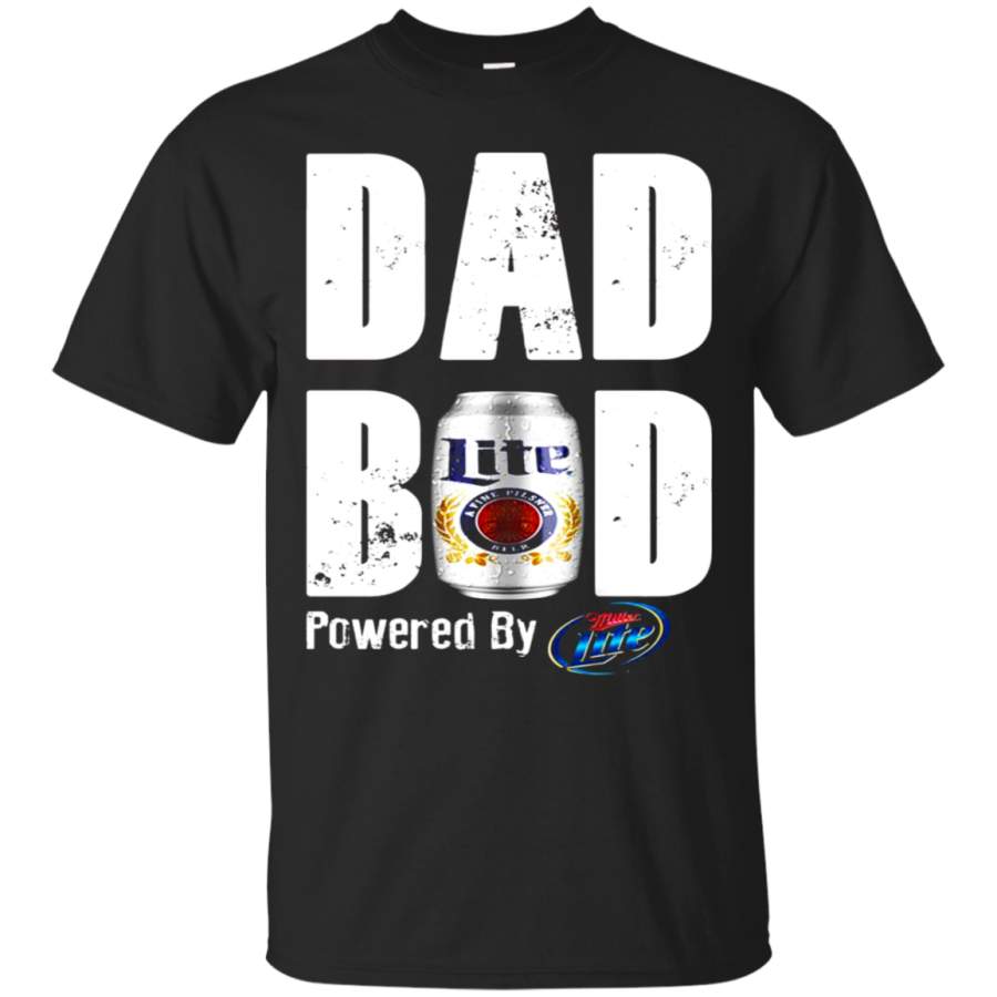 AGR Father’;s Day Dad Bod Powered By Miller Lite Beer Shirt