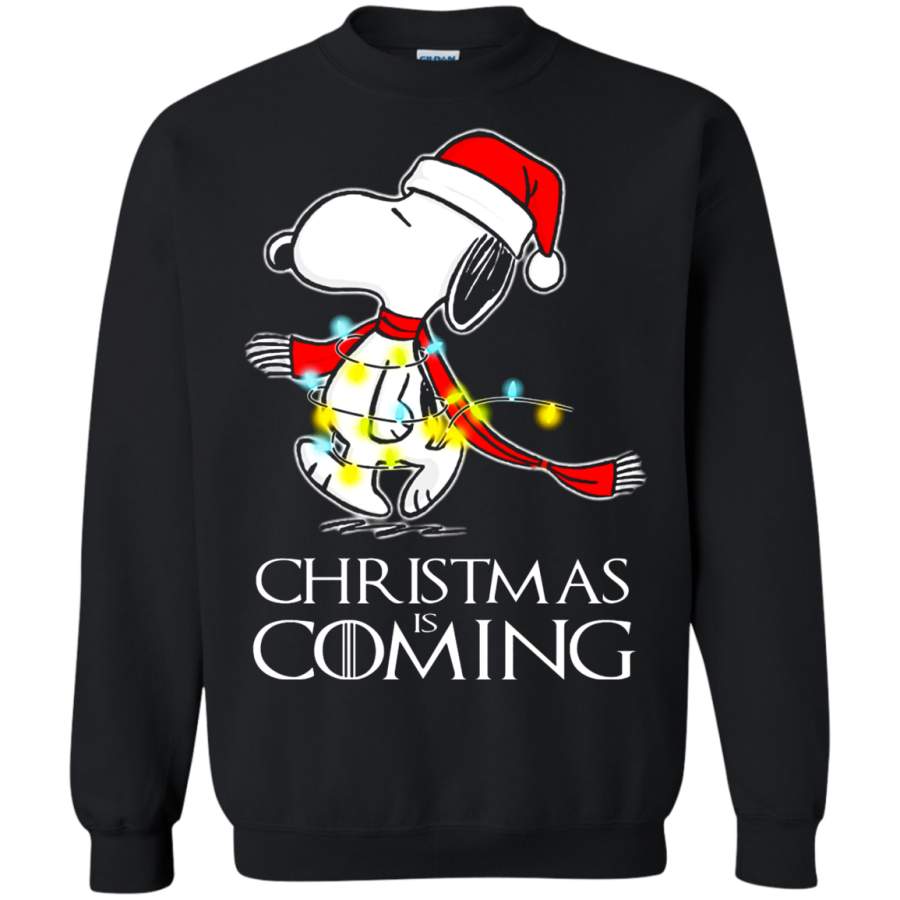 AGR Game Of Thrones Christmas Is Coming Snoopy Sweatshirt