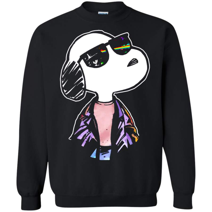 AGR Joe Cool I_m In Pink Floyd Style Snoopy Sweatshirt