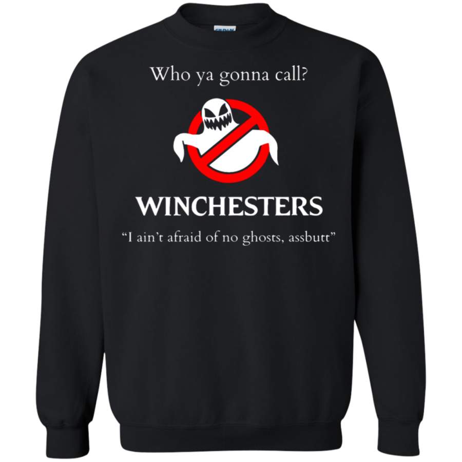 AGR Who Ya Gonna Call Winchesters Supernatural Ghostbuster Sweatshirt