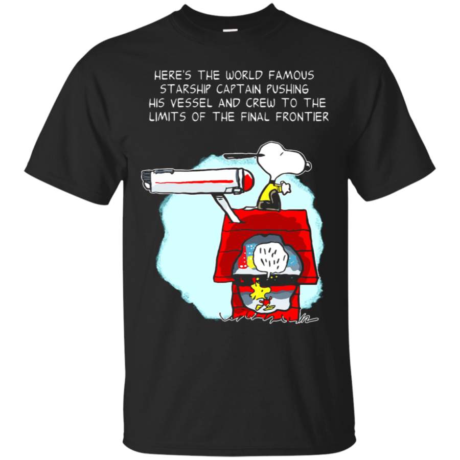 AGR Star Trek Snoopy And Woodstock T-Shirt