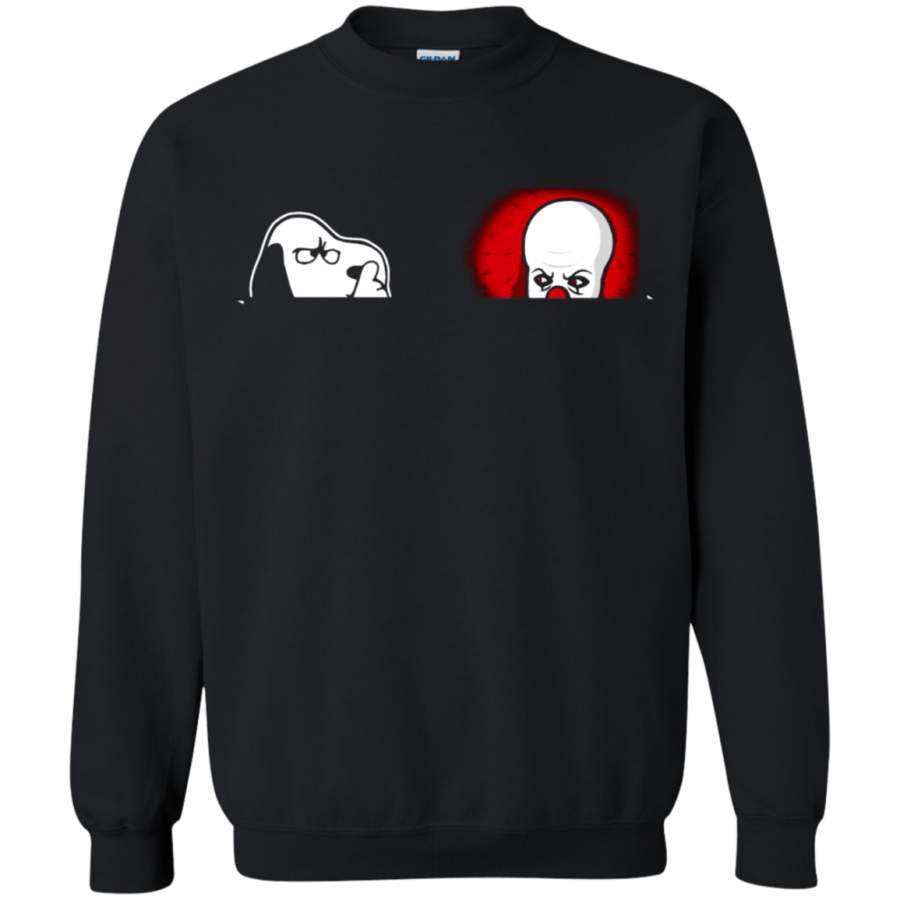 AGR 1990 Pennywise And Snoopy Sewermates! IT Stephen King Sweatshirt